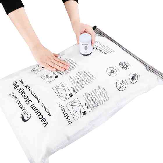 Вакуумні пакети Flextail, розмір L (60х80 см), 4 шт Київ