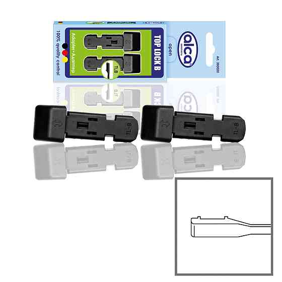 Адаптер для щіток склоочисника Slim Top (2шт) Heyner, 300530 Київ