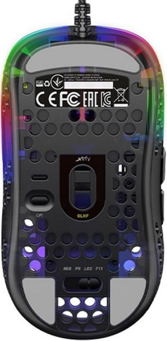 Миша Xtrfy MZ1 RGB Black (XG-MZ1-RGB) USB Чорний Харків - фото 2