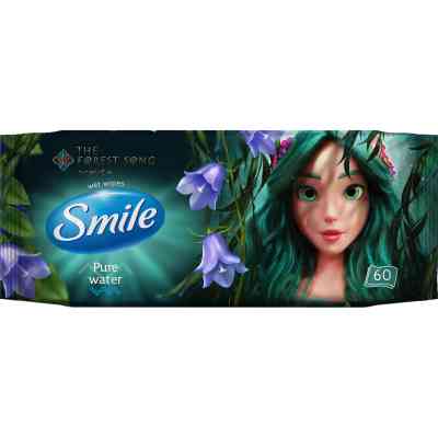 Детские влажные салфетки Smile baby MAVKA" 60 шт (4823071658880) Винница