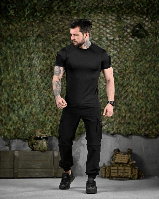 Летний тактический костюм TRILON черный ДЛ6583 Одесса - изображение 2