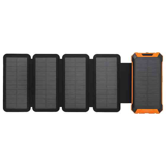 УМБ PowerBank с солнечной панелью, повербанк КВАНТ WSC33/4 20000mAh + 4 panels Киев