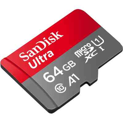 Карта памяти SanDisk 64GB microSD class 10 UHS-I Ultra (SDSQUAB-064G-GN6MA) Винница