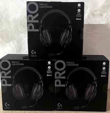 Навушники з Мікрофоном: Logitech G Pro X2 Lightspeed Black. У наявності!! Харків