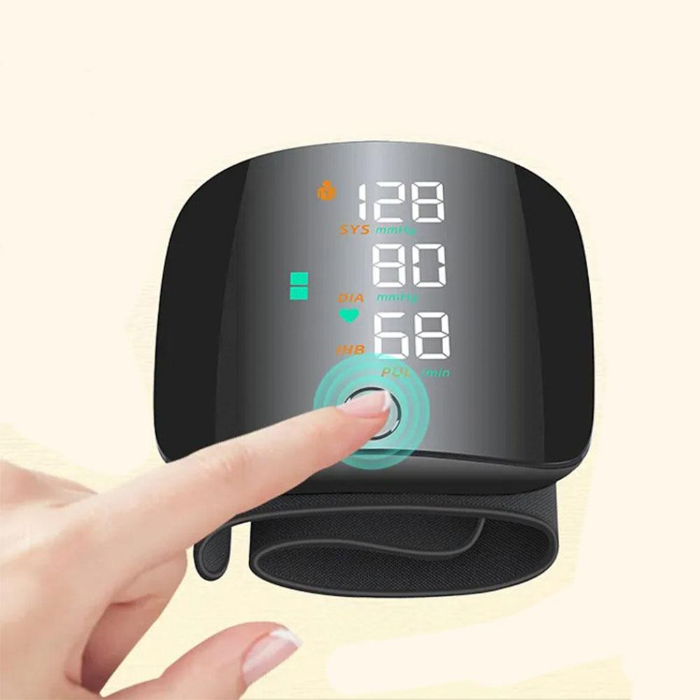 Тонометр на зап'ястя LY-84 + Подарунок Безконтактний термометр / Апарат для вимірювання тиску з голосом Київ - фото 3