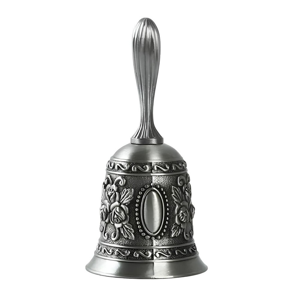 Ручний дзвін із цинкового сплаву RESTEQ 115х53 мм. Ручний дзвіночок із цинку Київ - фото 1