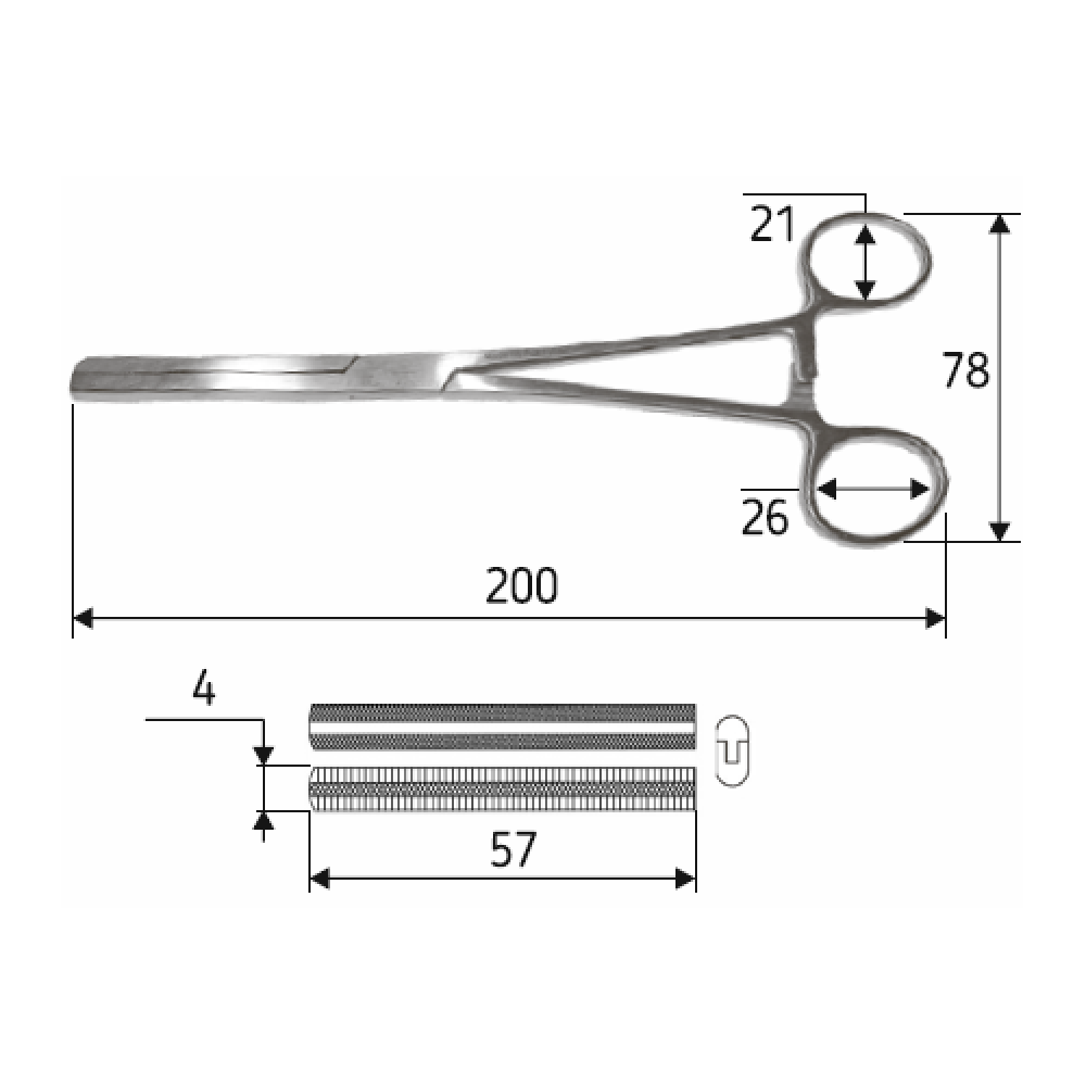 Затискач Fergusson 20 cм J-17-192 Дніпро - фото 2