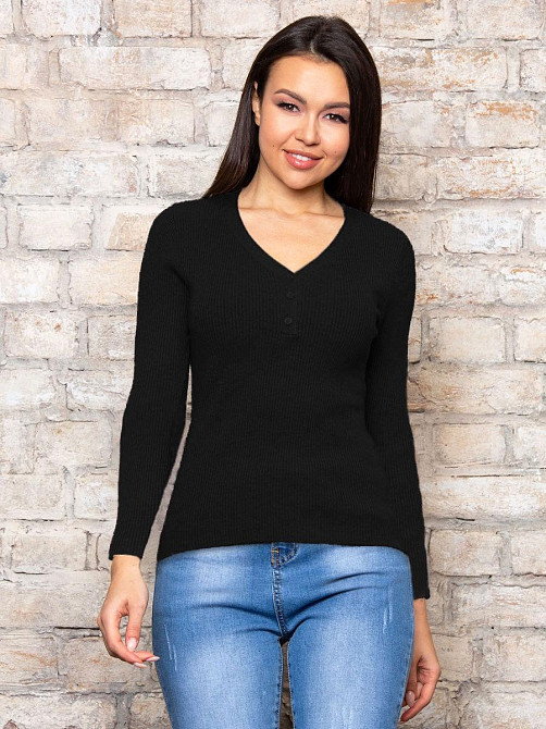 Демісезонна кофта з ґудзиками "Anette" оптом | Розпродаж моделі Київ - фото 2