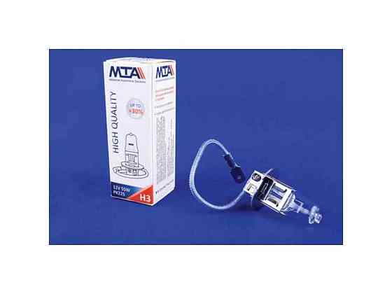 Автомобiльна лампа 12V H3 55W PK22S (картон) ТМ MTA Киев