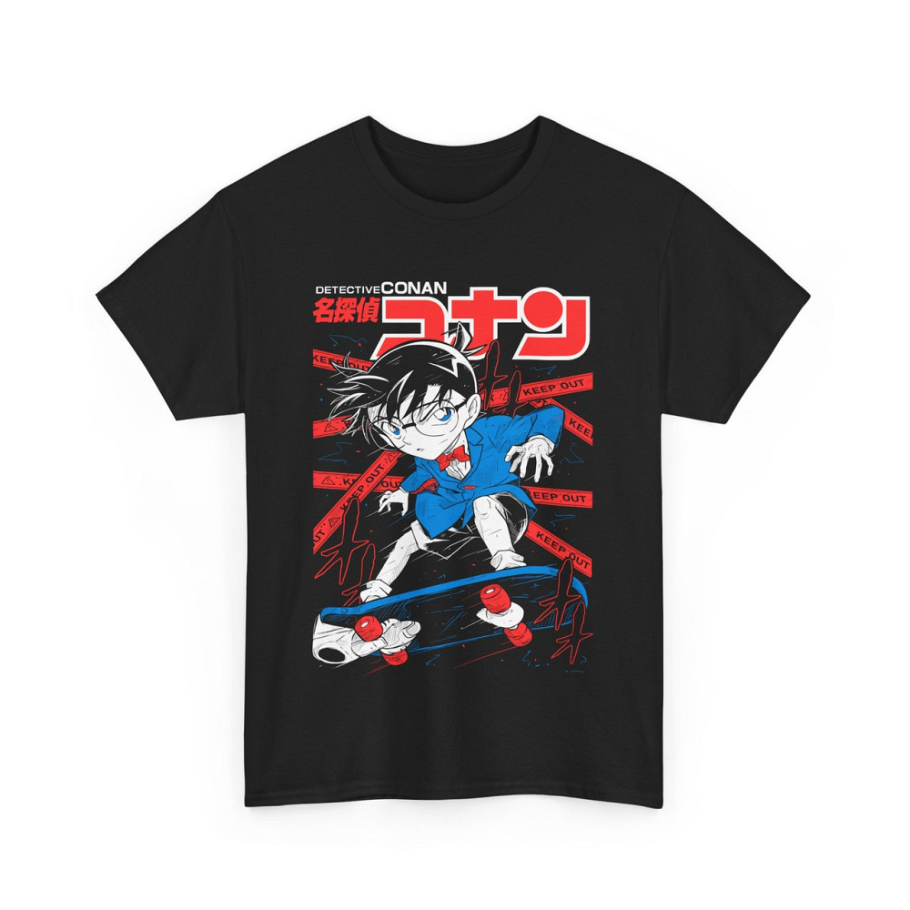 Футболка для мальчика аниме Винтаге Детективе Конан Аниме оверсайз (рост от 165 до 180 ) Черний AnimeJ0552m Днепр - изображение 4