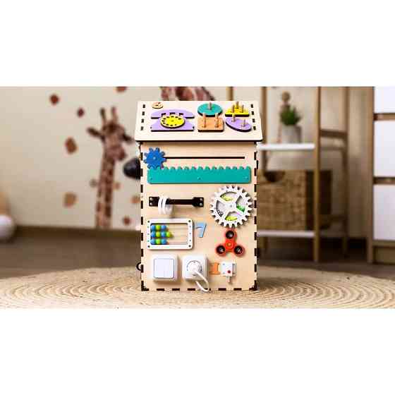 Розвиваюча іграшка Бізікуб "Будинок" TG200333 натуральний, 55х30 см Вінниця