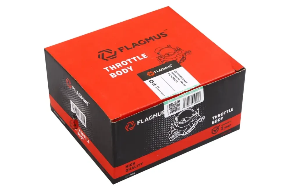 Патрубок дроссельной заслонки 2112 d 52 мм Flagmus в сборе Винница - изображение 4