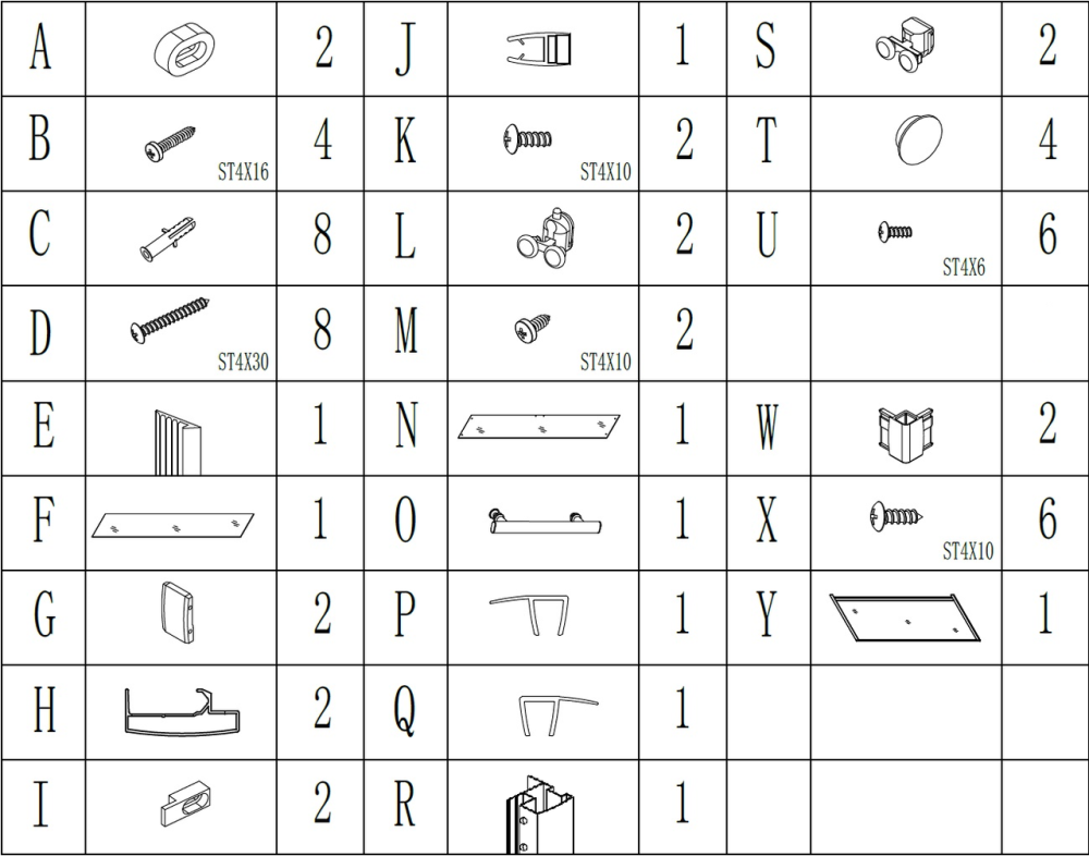 Душевая кабина прямоугольная без поддона NISA N120GB BRAVO (1уп.) Киев - изображение 2