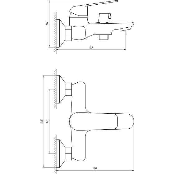 Змішувач для ванни Globus Lux Koln GLK-0102N Київ