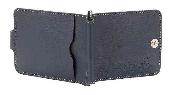 Добротний шкіряний Затискач для грошей SHVIGEL 16142 Київ