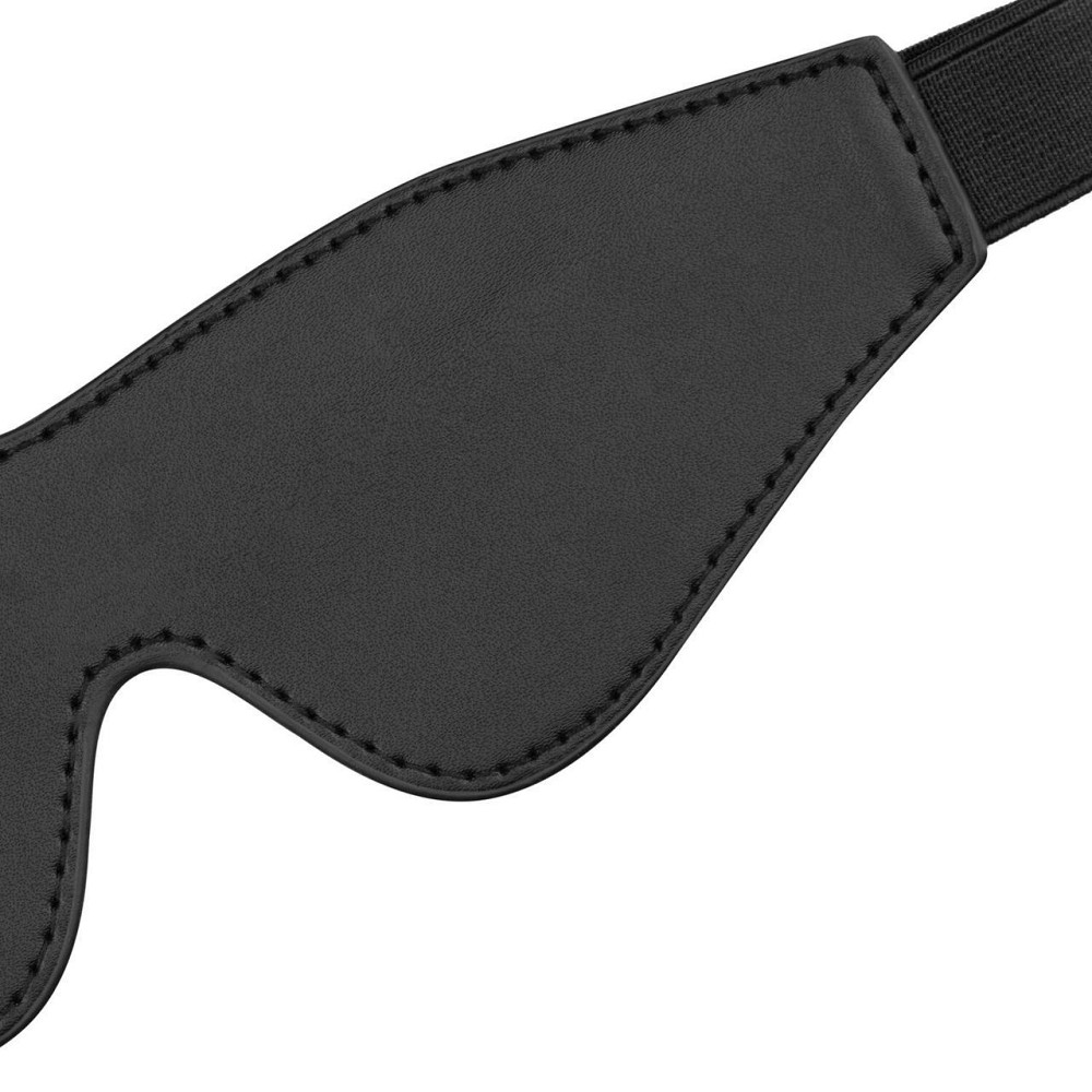 Маска Bedroom Fantasies: Faux Leather Blindfold, черная Sex Aura Киев - изображение 3