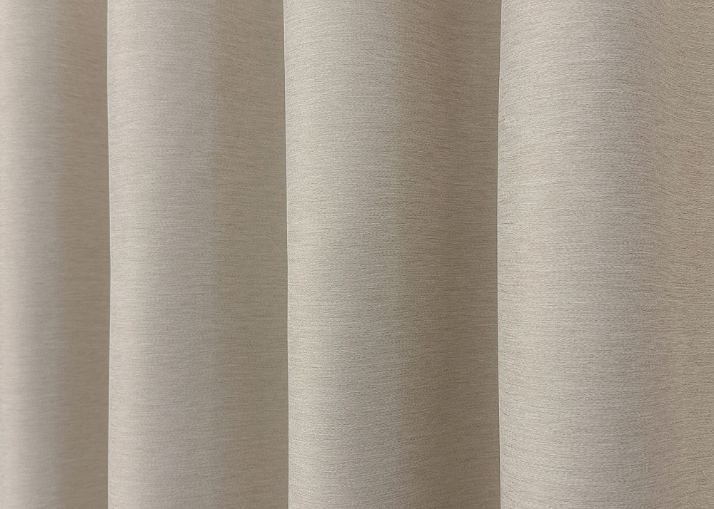 Комплект готовых штор VR-Textil Блэкаут двусторонний Eclipsе № 1789ш Бежевый 100х270 см 2 шт (31-831) Киев - изображение 7