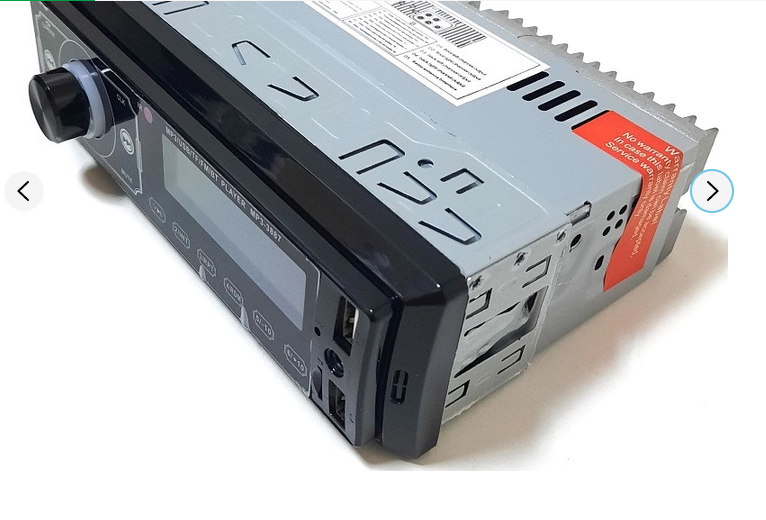 1DIN MP3 автомагнитола 3887: сенсорные кнопки, 2 USB, microSD, FM, пульт ДУ, 4x50W Одесса - изображение 6