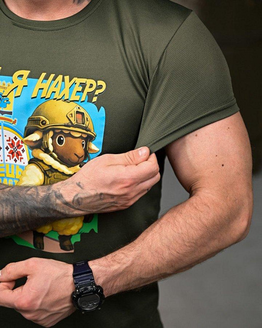 Тактична потовідвідна футболка Де я oliva ПП7850 Одеса - фото 5