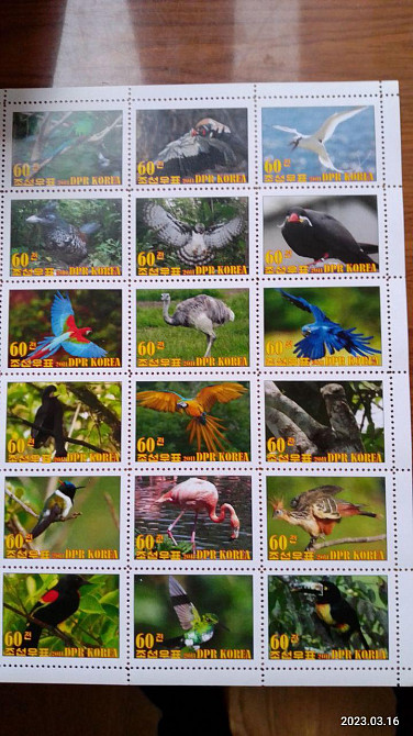 Корея. Марки. Фауна. Блок. 2011 год (Д-1) Полтава - изображение 1