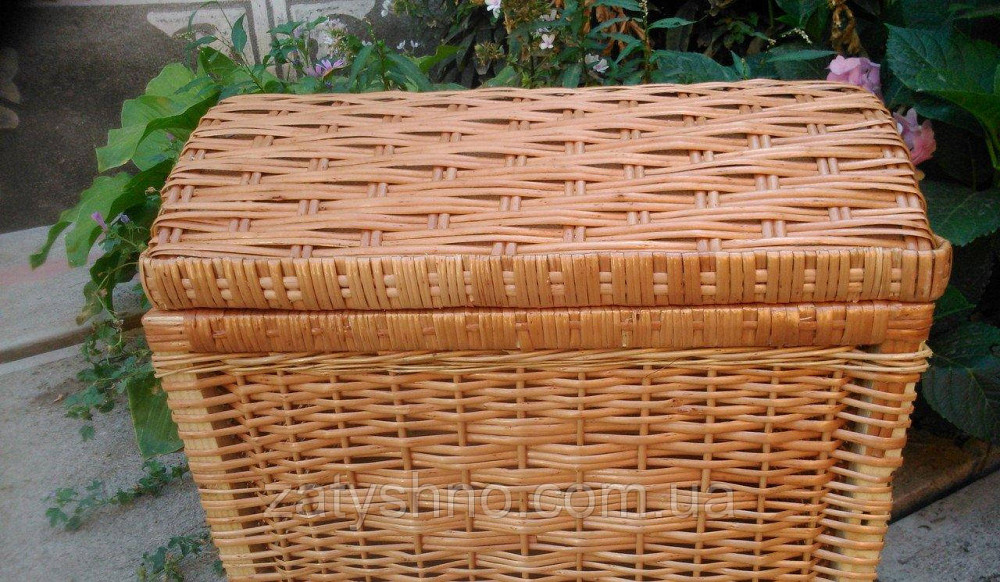 Маленька плетена скриня з лози Київ - фото 5