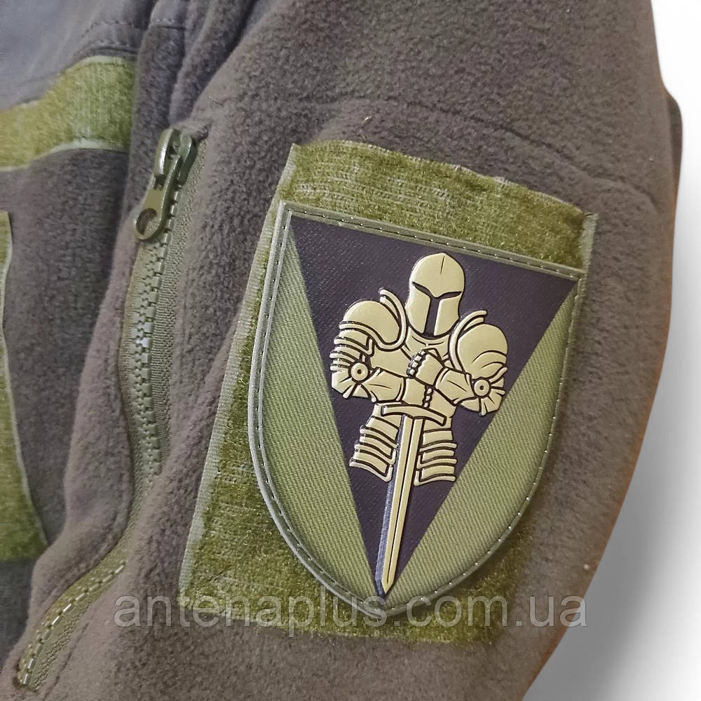 ВСУ 17 отдельная танковая бригада ОК Восток полевой объемный патч / шеврон Киев - изображение 2