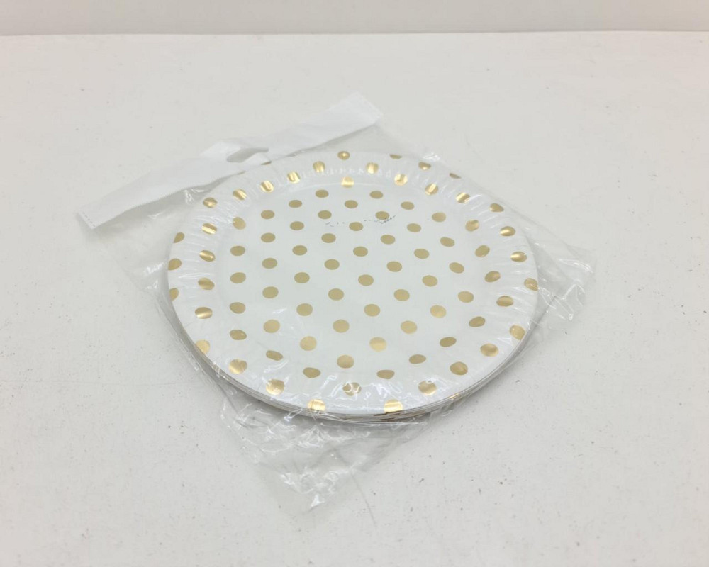 Тарелки бумажные одноразовые детские 