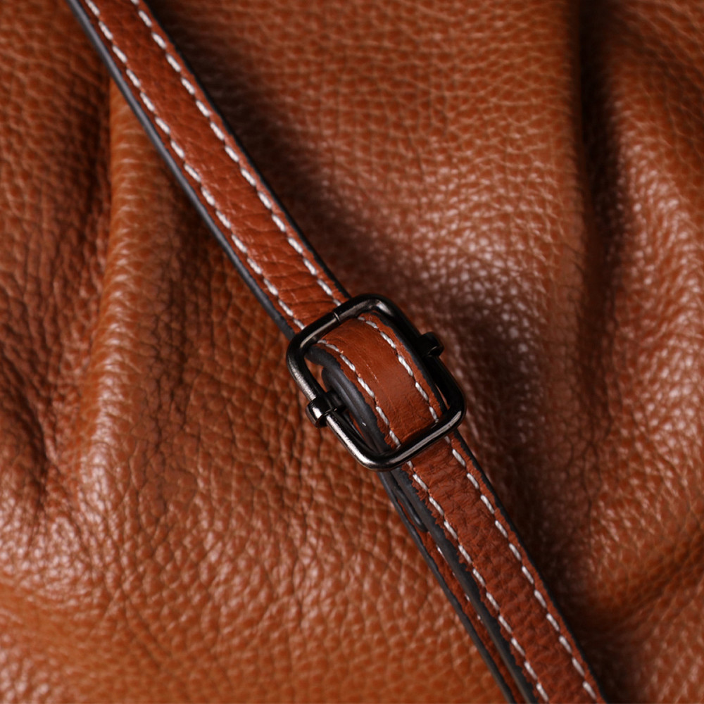 Жіноча сумка з драпіруванням з натуральної шкіри Vintage 22895 Київ - фото 9