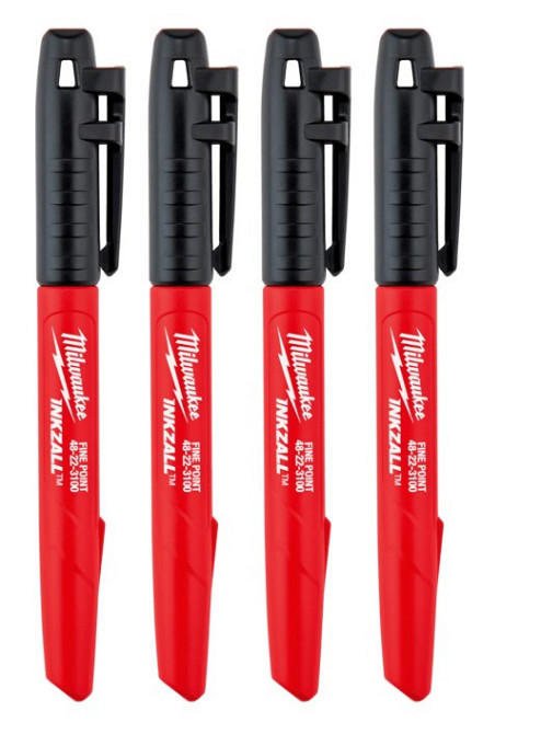 Набір маркерів INKZALL для стройплощадки тонкий - 4 од. Одеса - фото 1