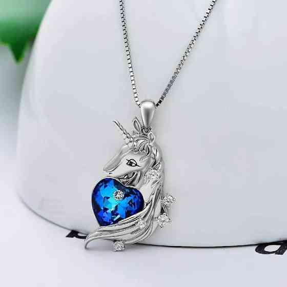 Бижутерия с единорогом кулон с цепочкой 46 см разноцветный Киев