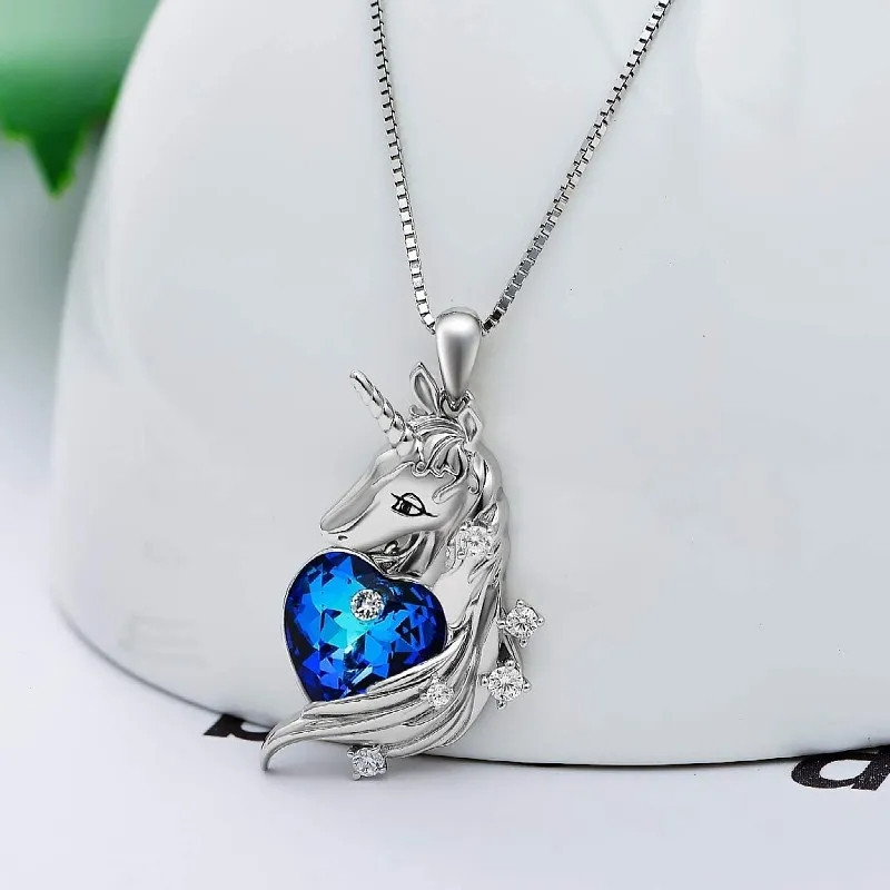 Бижутерия с единорогом кулон с цепочкой 46 см разноцветный Киев - изображение 2