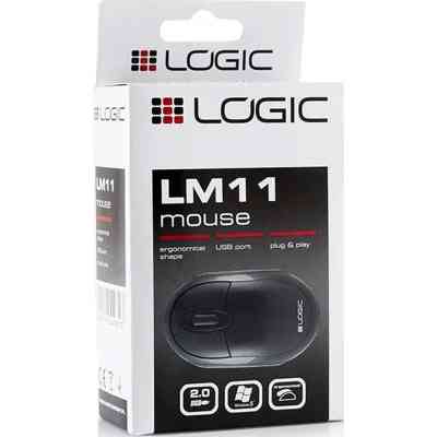 Мишка Logic concept LM-11 USB Black (M-LC-LM11) Вінниця