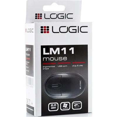 Мишка Logic concept LM-11 USB Black (M-LC-LM11) Вінниця - фото 6