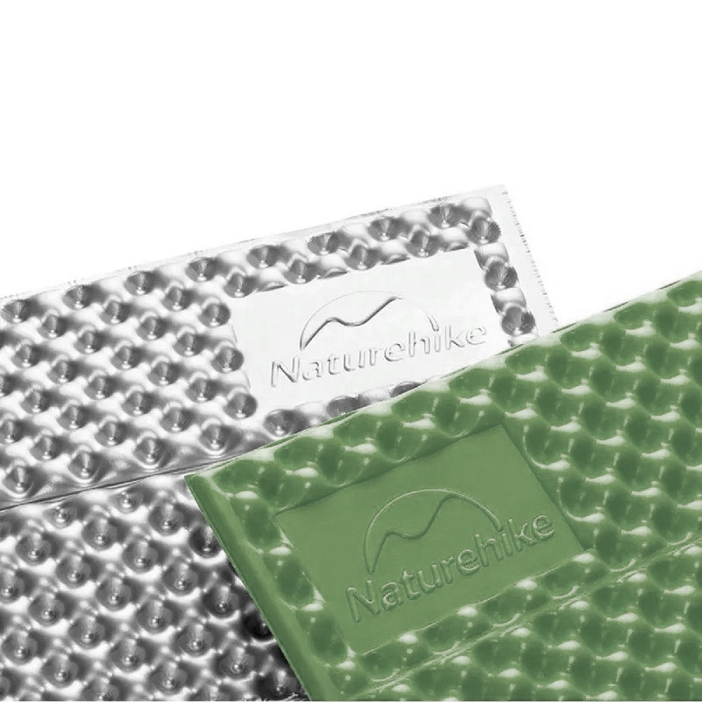 Коврик складной IXPE Naturehike NH19QD008, алюминиевая пленка, 185x56х1,8 см зеленый Киев - изображение 2