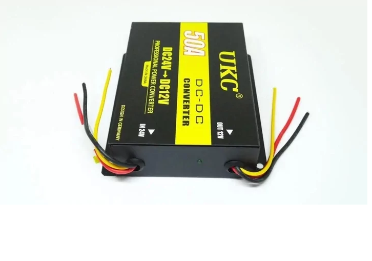 Конвертер UKC DC/DC 24V-12V 50A, потужний перетворювач напруги із захистом, для авто та техніки, 110 символів Одеса - фото 3