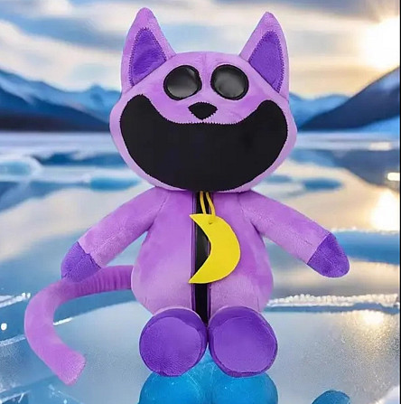 Игрушки кот дрема CATNAP 45-55см улыбающиеся животные Poppy Playtime плюшевая игрушка Киев - изображение 2