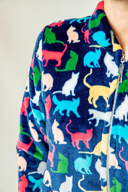 Комплект-піжама, хатній жіночий, теплий, топ Крохатушка одяг Київ - фото 3