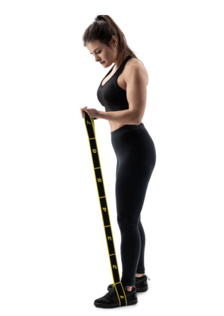 Резинка для фітнесу з петлями 12-30кг HS-N904GB жовта Київ