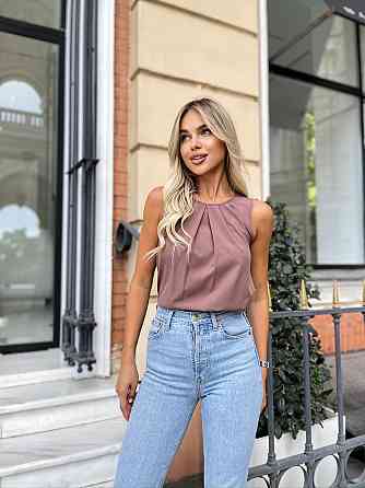 Жіноча літня блуза "Shimmy"оптом | Батал | Розпродаж моделі Шоколадний, 50-52 Київ