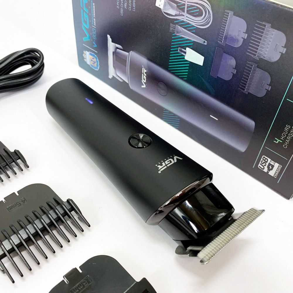 Профессиональная окантовочная машинка для стрижки волос, Электрическая машинка для стрижки с насадками TI-32 Ивано-Франковск - изображение 8