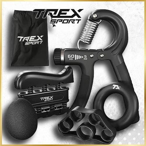Набор кистевых тренажеров для рук, упражнения для развития хвата, мышц предплечий и фитнеса реабилитации Trex Sport Киев - изображение 11