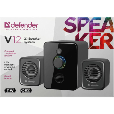 Акустическая система Defender V12 USB Black (65212) Винница - изображение 6