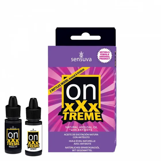 Збуджувальні краплі для клітора Sensuva On xXxTREME Arousal Oil (5 мл) with Antidote (5 мл) Львів
