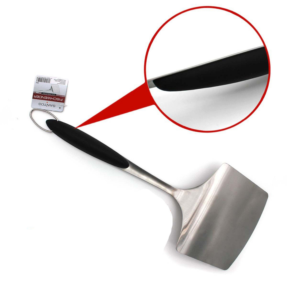 Лопатка для переворачивания рыбы SANTOS, нержавеющая сталь 2804 Код: 010992 Ровно - изображение 4