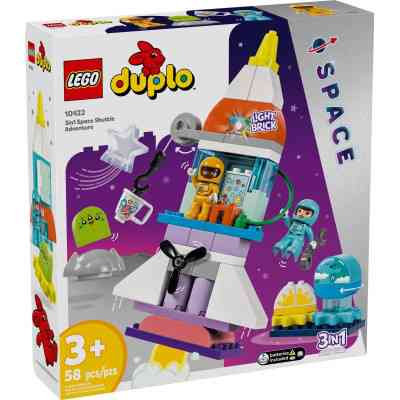 Конструктор LEGO DUPLO Town Пригоди на космічному шатлі 3-в-1 58 деталей (10422) Вінниця
