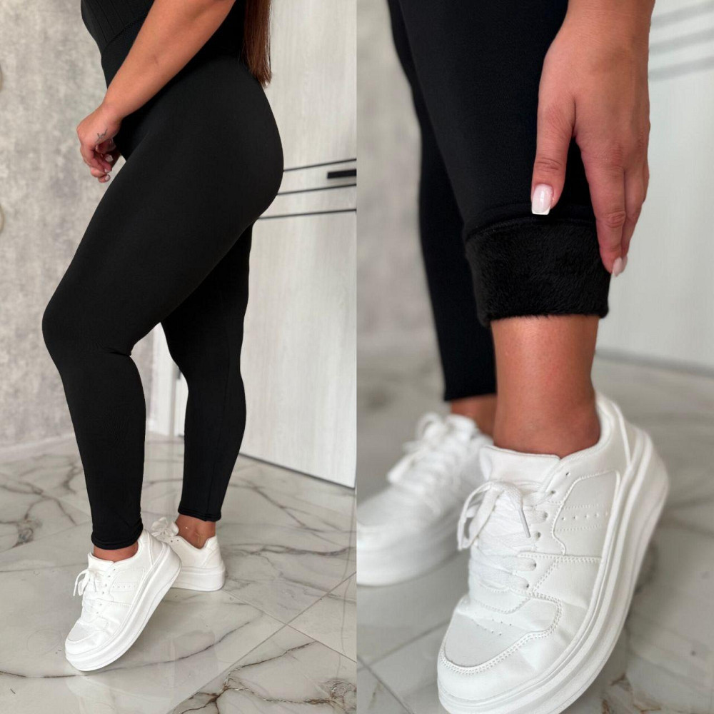 Жіночі безшовні термо лосини на високій посадці 7XL-11XL Одеса - фото 2