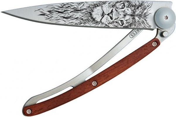 Универсальный Складной Нож с лазерной гравировкой Льва Deejo 