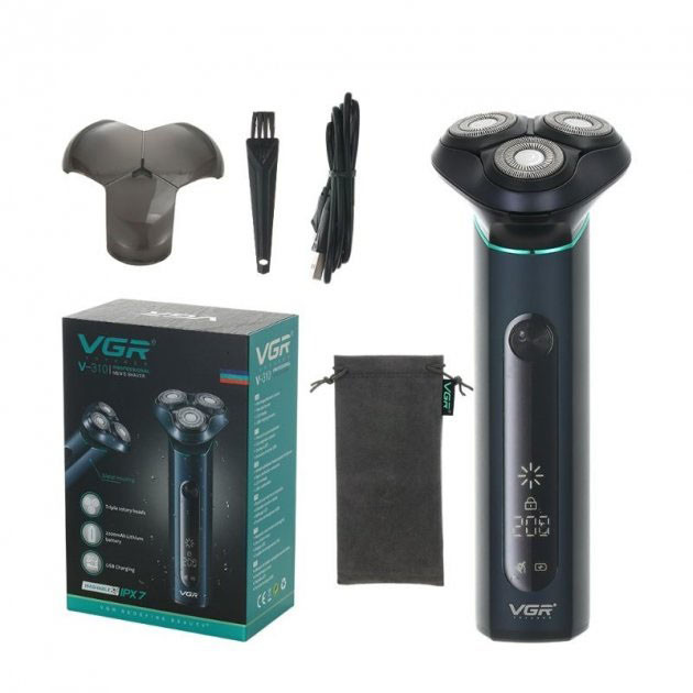 Портативная мужская профессиональная бритва VGR, Мужская бритва на батарейках, Электробритва для мужчин JQ-47 Львов - изображение 9