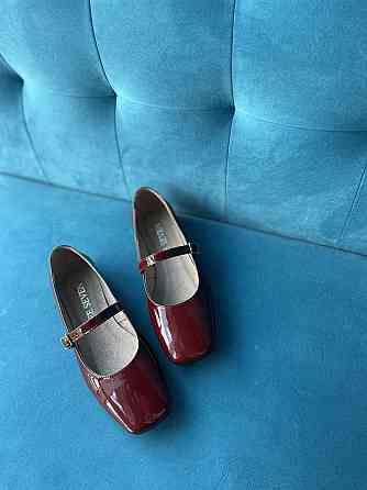 Балетки жіночі SEE SEVEN 1516 бордові (весна-осінь, шкіра лакована) (5477) 37 Коломия