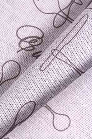 Ecotton Скатертина Ecotton 150х180 см бавовняна з рогожки біла світло-сіра 30161-1 Шеф-повар Коломия